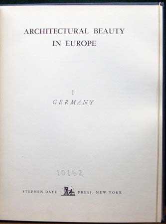 Architectural Beauty in Europe - Germany - Title Page