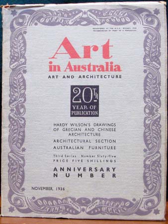 Art In Australia - Third Series - Number Sixty-five 
