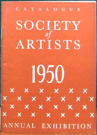 Catalogue Society of Artists 1950 - Annual Exhibition