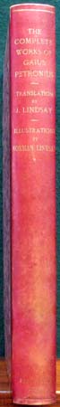 Complete Works of Gaius Petronius - Norman Lindsay - Spine