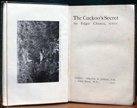 Cuckoo's Secret - Edgar Chance - Title Page