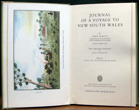 Journal of a Voyage to NSW - John White - Title Page