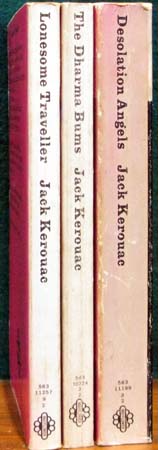 Lonesome Traveller - The Dharma Bums - Desolation Angels - Jack Kerouac - Spines