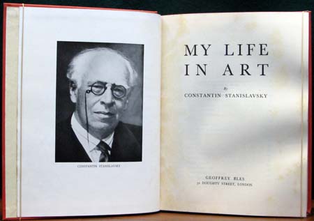 My Life in Art - Constantin Stanislavsky - Title Page