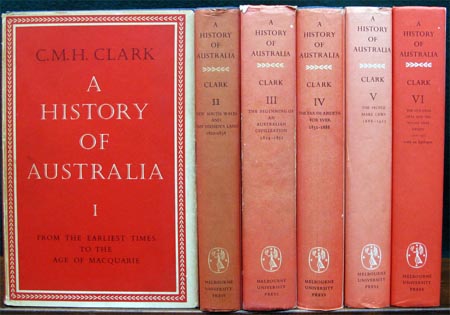 A History of Australia Set - Clark - Cover & Spines