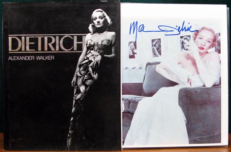 Dietrich - Alexander Walker - Signed Dietrich Photo