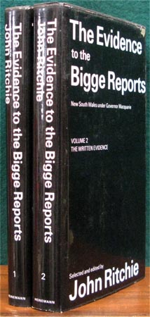 Evidence to the Bigge Reports Set - John Ritchie - Side View