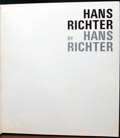 Hans Richter by Hans Richter - Title Page
