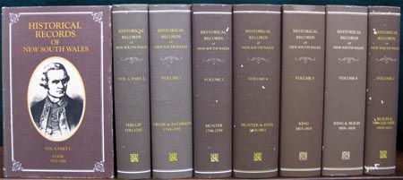 Historical Records of NSW Set - Cover & Spines