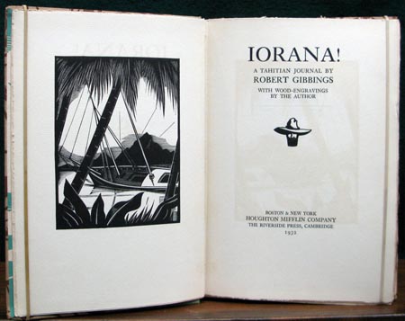 Iorana - Robert Gibbings - Title Page