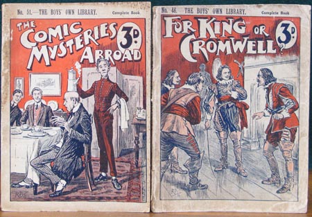 Boy's Own Library - The Comic Mysteries Abroad & For King or Cromwell