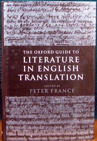 Oxford Guide to Literature in English Translation - Peter France