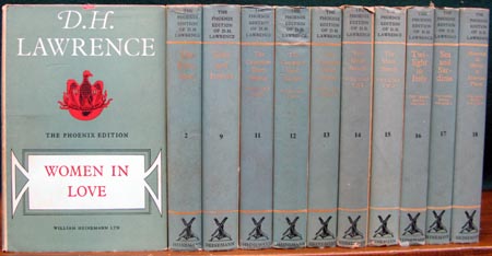Phoenix Edition of D. H. Lawrence Set - Cover & Spines