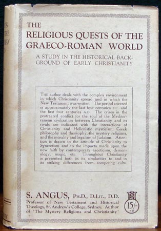 Religous Quests of the Graeco-Roman World - S. Angus
