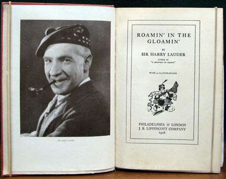 Roamin' In The Gloamin' - Sir Harry Lauder - Title Page