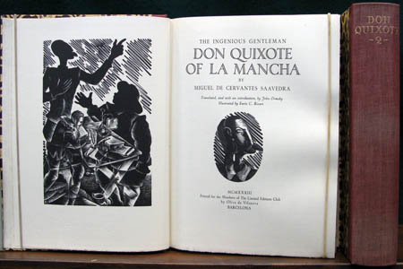 Don Quixote of La Mancha Set - Title Page & Spine