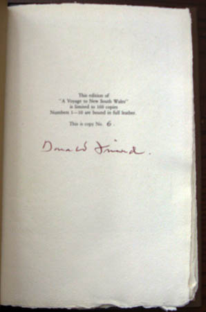 Donald Friend Signature