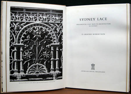 Sydney Lace - E. Graeme Robertson - Title Page