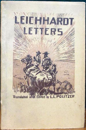 Leichhardt Letters - L. L. Politzer