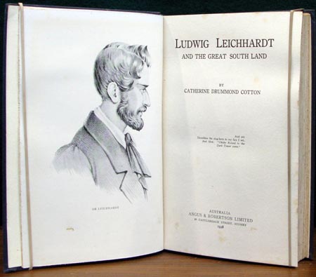 Ludwig Leichhardt and the Great South Land - Catherine Cotton - Title Page