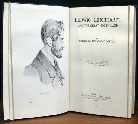 Ludwigh Leichhartd and the Great South Land - Catherine Drummond Cotton - Title Page