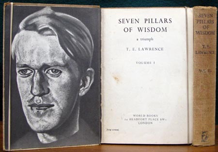 Seven Pillars of Wisdom - T. E. Lawrence - Title Page & Spine