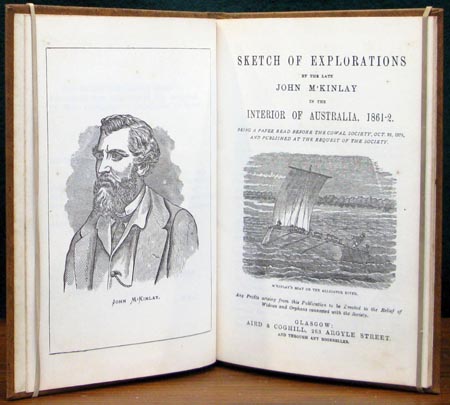 Sketch of Explorations by the Late John McKinlay in the Interior of Autralia 1861-2 - Titl PAge