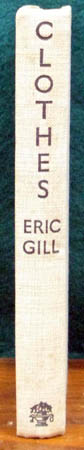 Clothes - Eric Gill - Spine