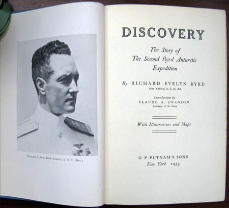 Discovery - Richard E. Byrd - Title Page