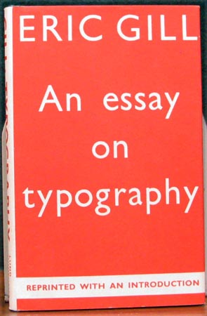 An Essay on Typography - Eric Gill