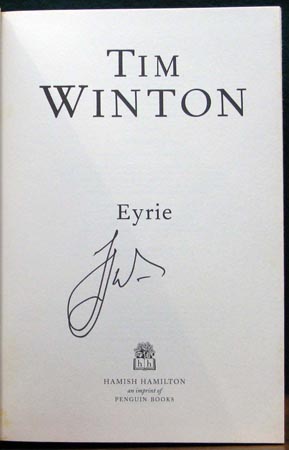 Eyrie - Tim Winton - Title Page