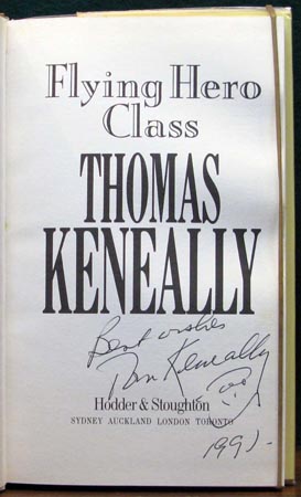 Flying Hero Class - Thomas Keneally - Signature (2)