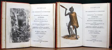 Journals of Two Expeditions of Discovery in North-West & Western Australia Set - George Grey - Title Pages