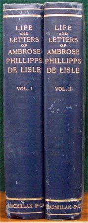 Life & Letters of Ambrose Phillipps De Lisle Set - Spines