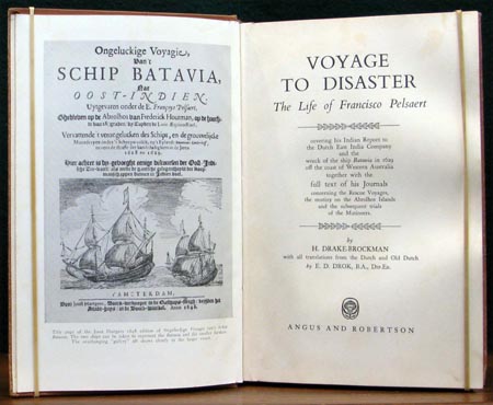 Voyage To Disaster - H. Drak-Brockman - Title Page