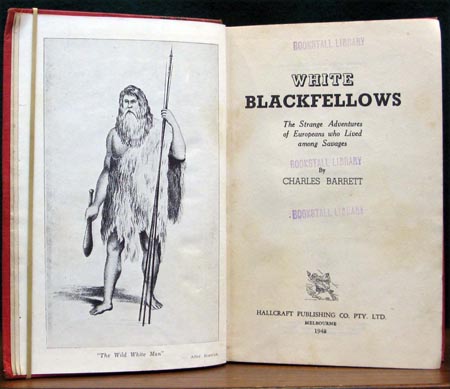 White Blackfellows - Charles Barrett - Spine - Title Page