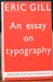 An Essay on Typography - Eric Gill