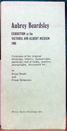 Aubrey Beardsley - Exhibition at the Victorian & Albert Museum 1966