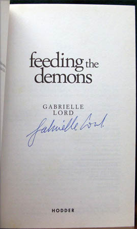 Feeding the Demons - Gabrielle Lord - Signature