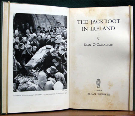 Jackboot in Ireland - Sian O'Callaghan - Title Page