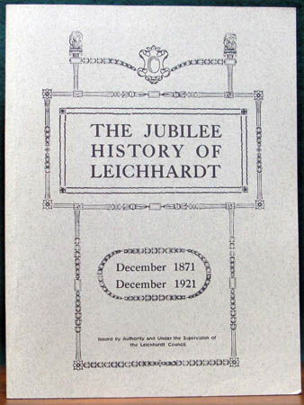 Jubilee History of Leichhardt