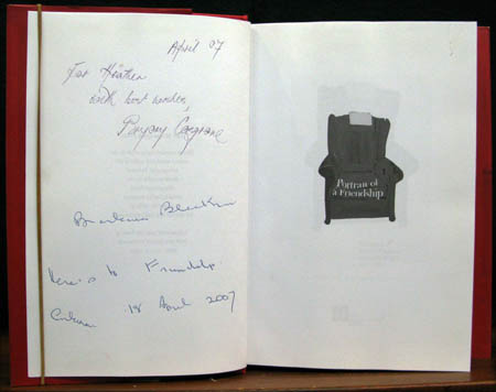 Portrait of a Friendship - The Letters of Barbara Blackman & Judith Wright 1950-2000 - Bryony Cosgrove - Signature