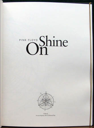 Shine On - Pink Floyd - Title Page