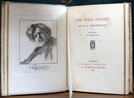 Wild Knight - G. K. Chesterton - Title Page