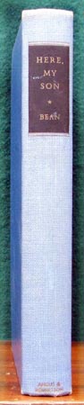 Here My Son - Charles Bean - Spine