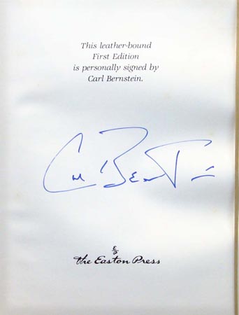 Loyalties - A Son's Memoir - Carl Bernstein - Signature