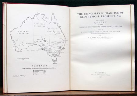 Principles & Practive of Geophysical Prospecting - Edge & Labby - Title Page