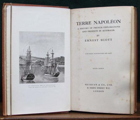 Terre Napoleon - Ernest Scott - Title Page