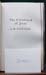Childhood of Jesus - J. M. Coetzee - Signature
