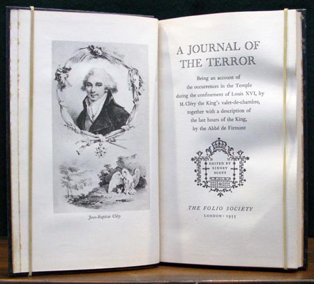 A Journal of the Terror - Abbe de Firmont - Title Page